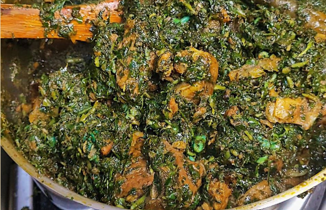 Afang Soup Meal